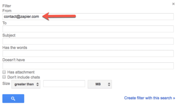 como usar filtros gmail paso 5